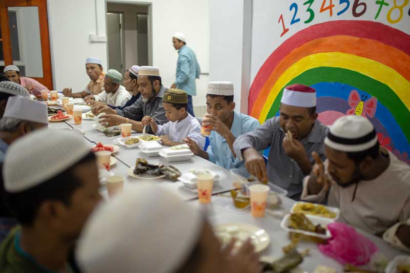 Rohingya Community in Malaysia Join Iftar