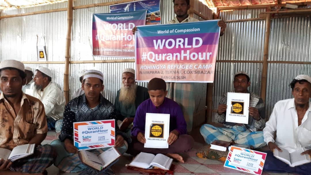 HALUAN Iringi Quran Hour Dari Kem Pelarian