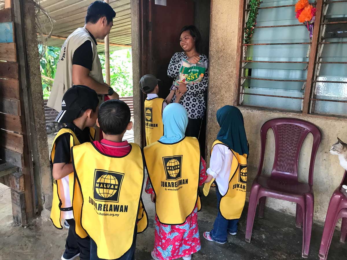 Kanak-kanak HALUAN Rai Orangasli Sungai Gabai