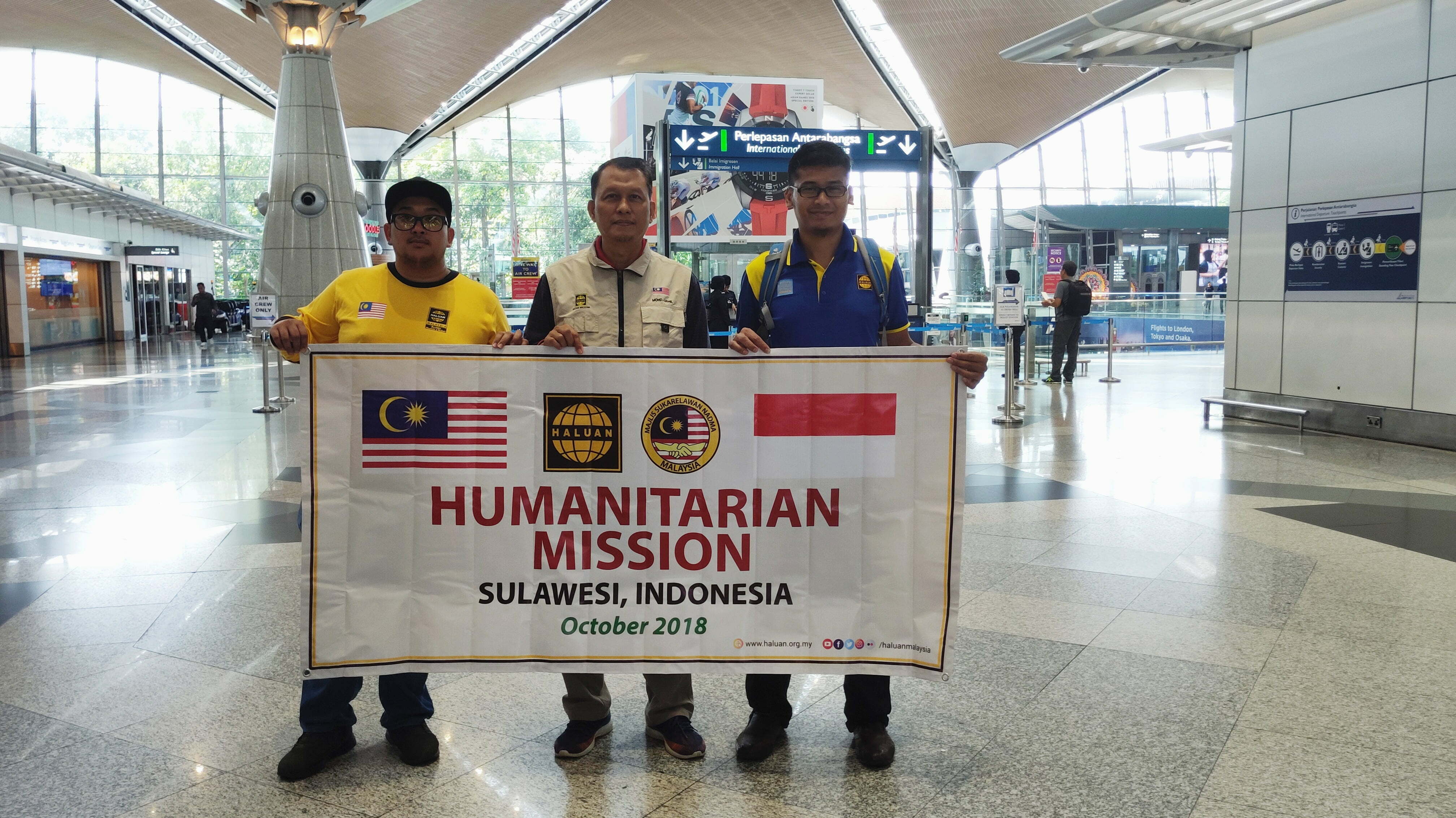 HALUAN Teruskan Misi Membantu Mangsa Tsunami dan Gempa di Sulawesi