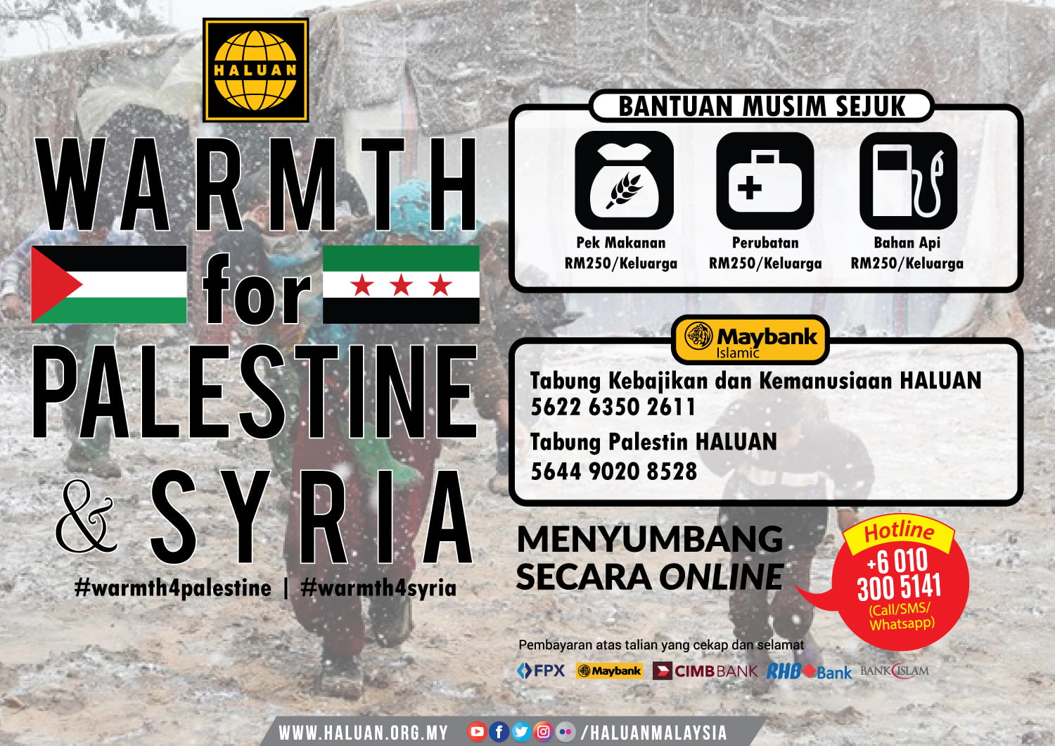 Warmth for Palestine & Syria