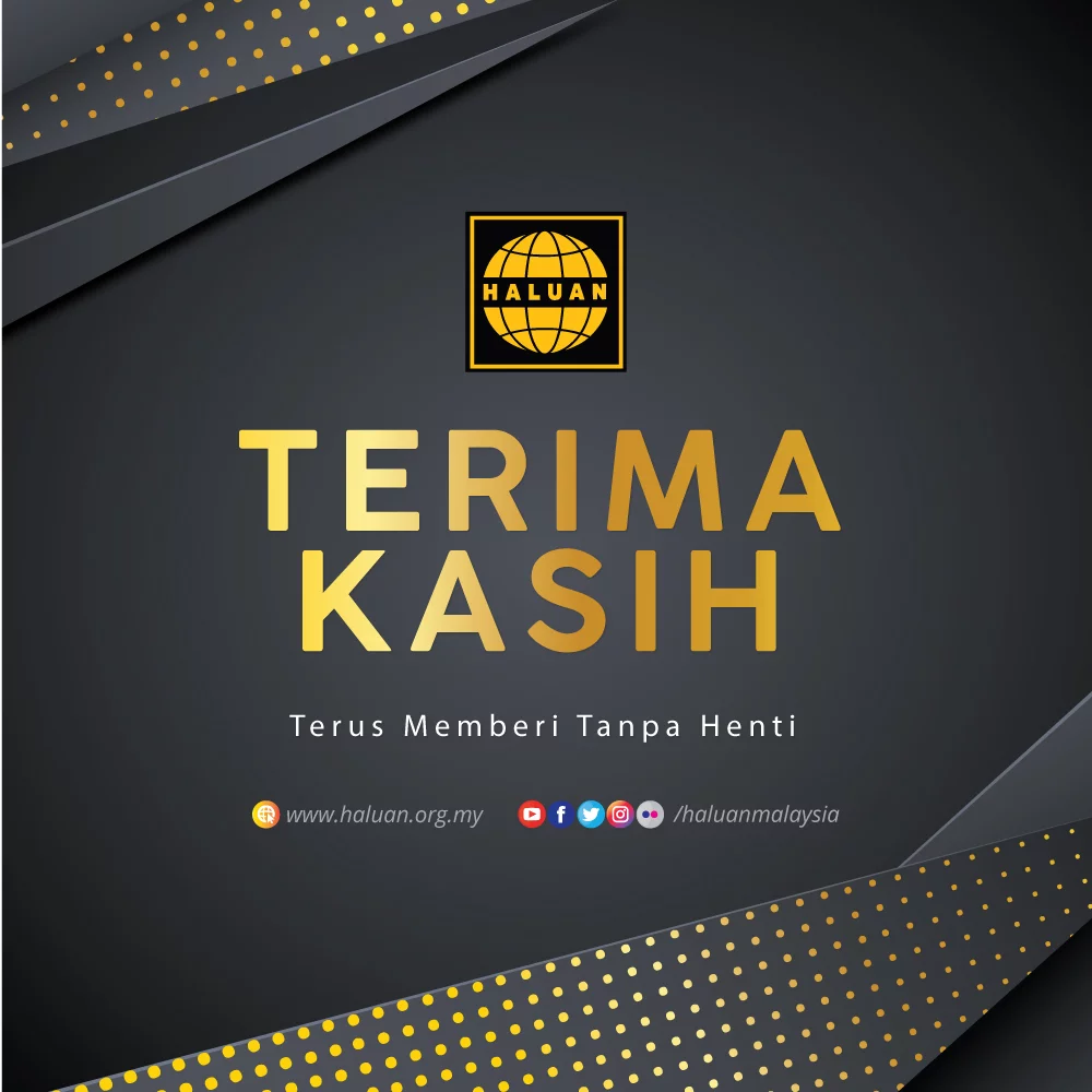 Jutaan Terima Kasih Buat Semua – HALUAN