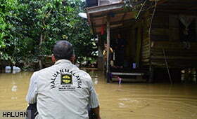 HALUAN Lancar Bantuan Kecemasan Banjir