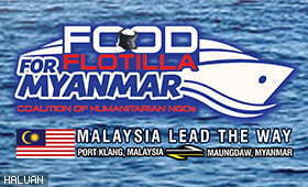 Food Flotilla For Myanmar Akan Diteruskan Atas Dasar Kemanusiaan