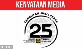 KENYATAAN MEDIA: HALUAN Sambut Jubli Perak