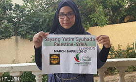 HALUAN Bantu Sara Hidup Anak Yatim Palestin-Syria