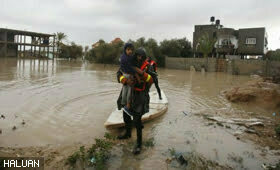 Gaza Dilanda Banjir