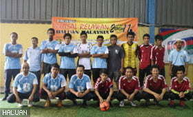 20 Pasukan Sertai Futsal Relawan HALUAN 2011