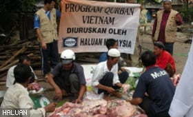 Program Korban HALUAN 1431 di Vietnam dan Bangladesh