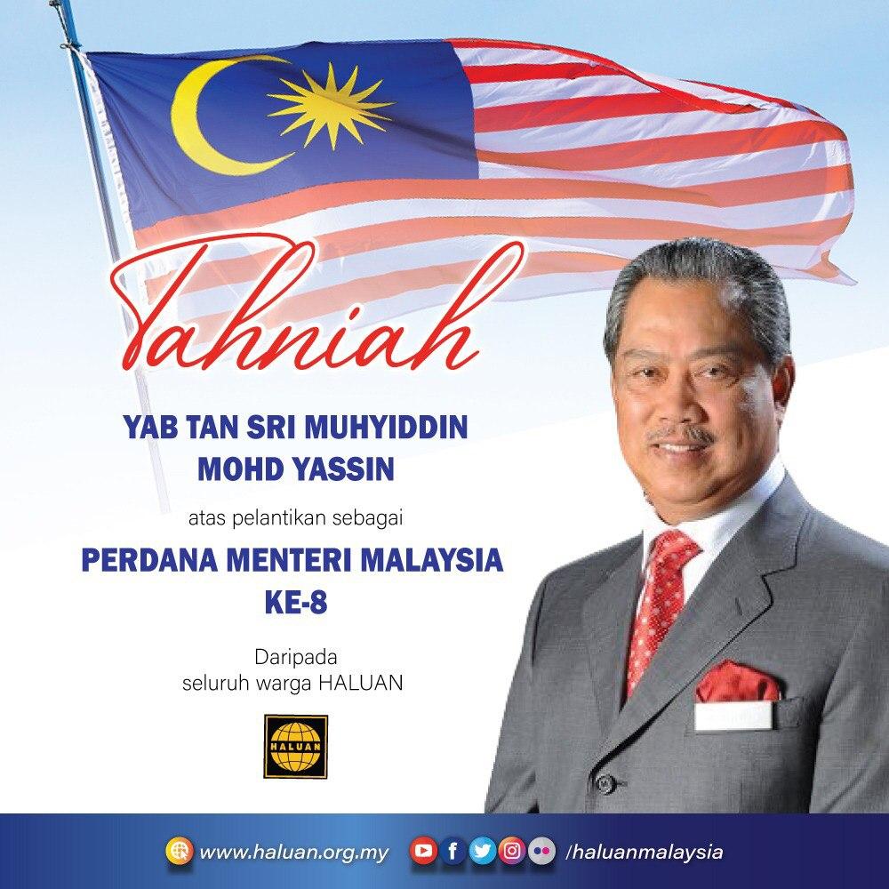 Tahniah Perdana Menteri Malaysia ke-8