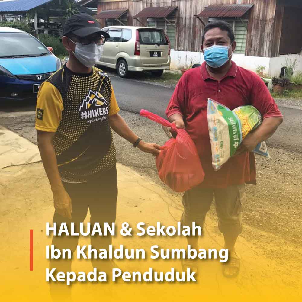 HALUAN & Sekolah Ibn Khaldun Sumbang Kepada Penduduk