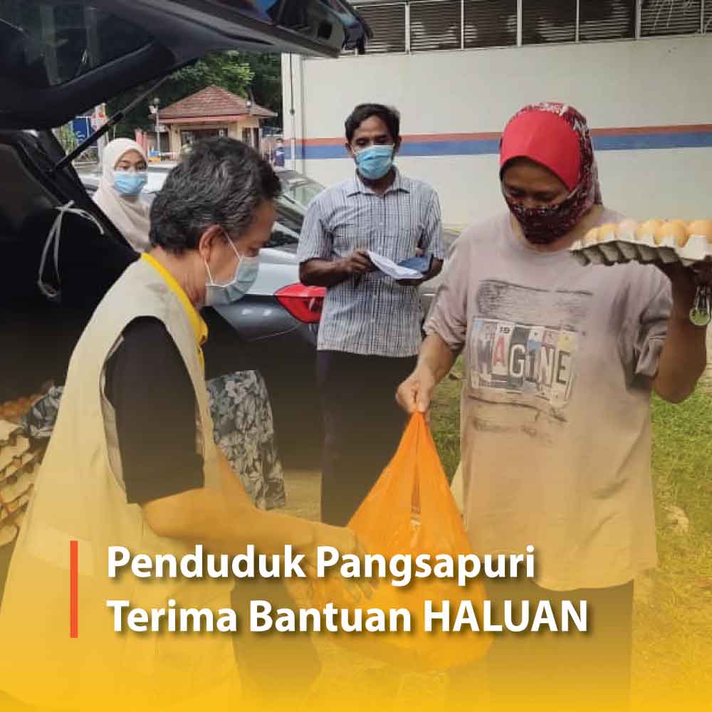 Penduduk Pangsapuri Terima Bantuan HALUAN Selangor