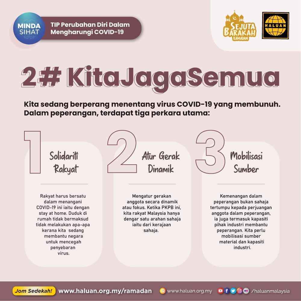 No.2# | Tip Perubahan Diri Dalam Mengharungi COVID-19