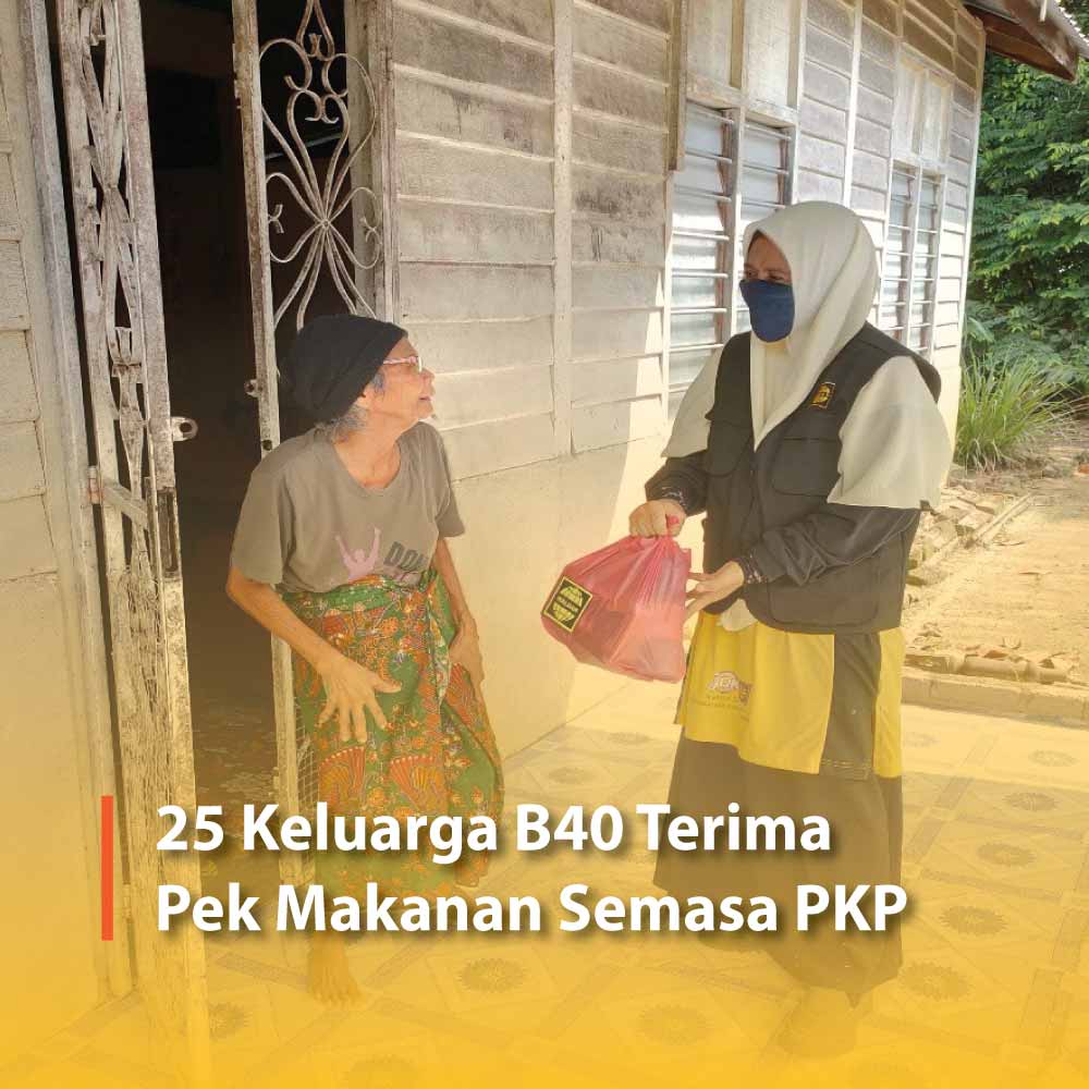 25 Keluarga B40 Terima Pek Makanan Semasa PKP