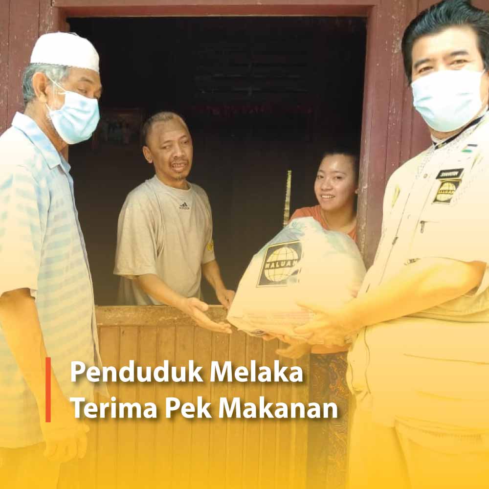 Penduduk Melaka Terima Pek Makanan