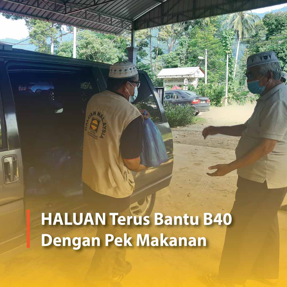 HALUAN Terus Bantu B40 Dengan Pek Makanan