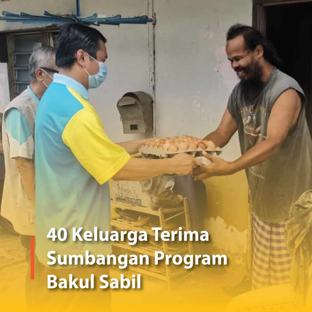 40 Keluarga Terima Sumbangan Program Bakul Sabil