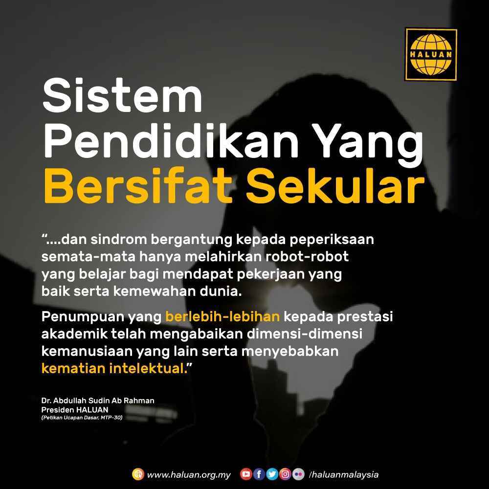 Sistem Pendidikan Yang Bersifat Sekular