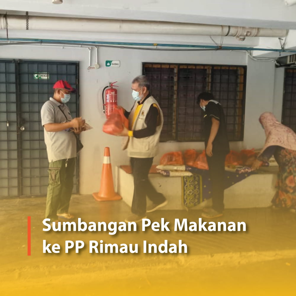 Sumbangan Pek Makanan ke PP Rimau Indah