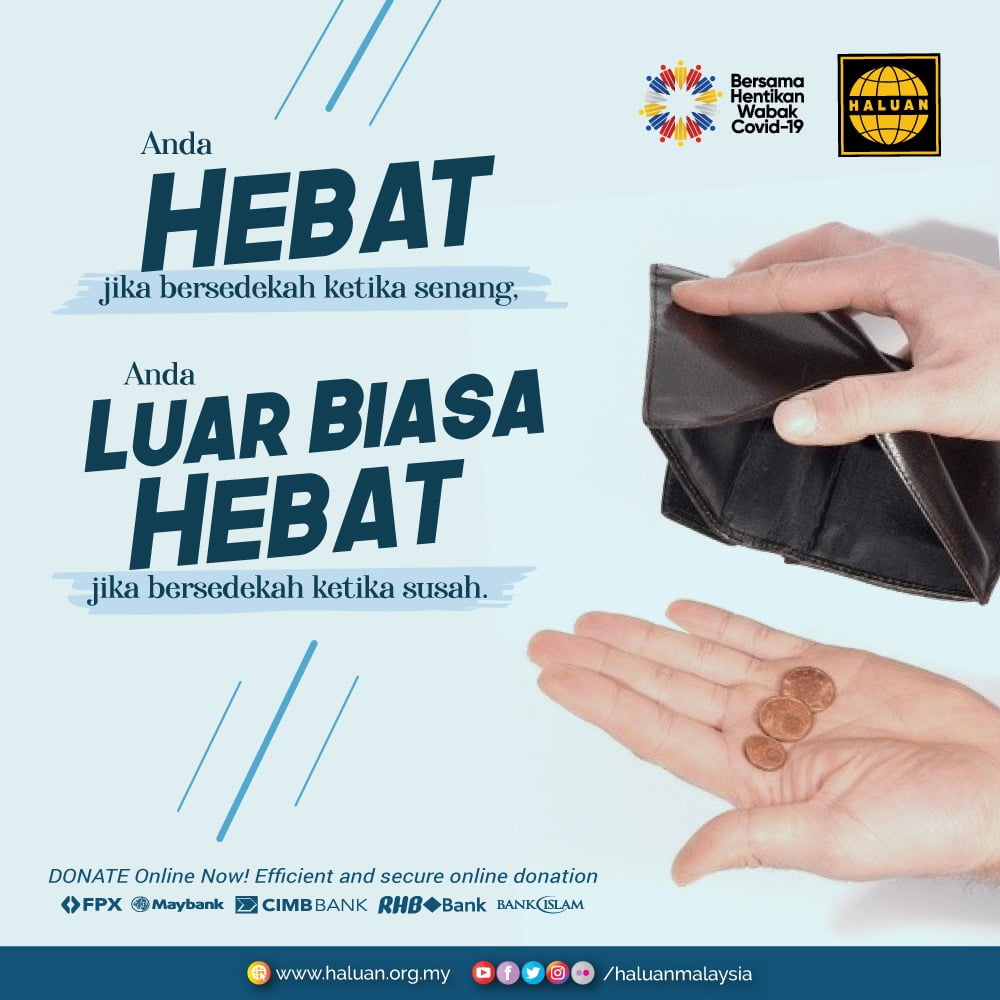 Sedekah Ketika Senang & Susah