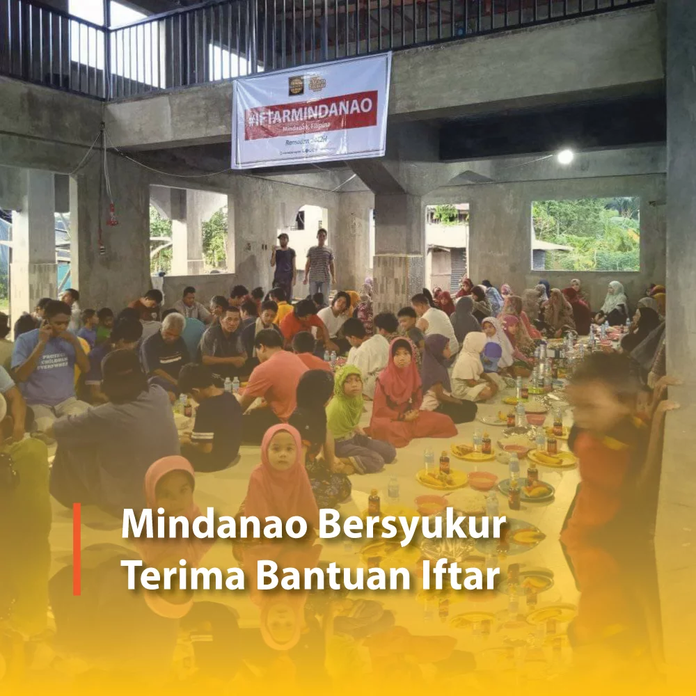 Mindanao Bersyukur Terima Bantuan Iftar