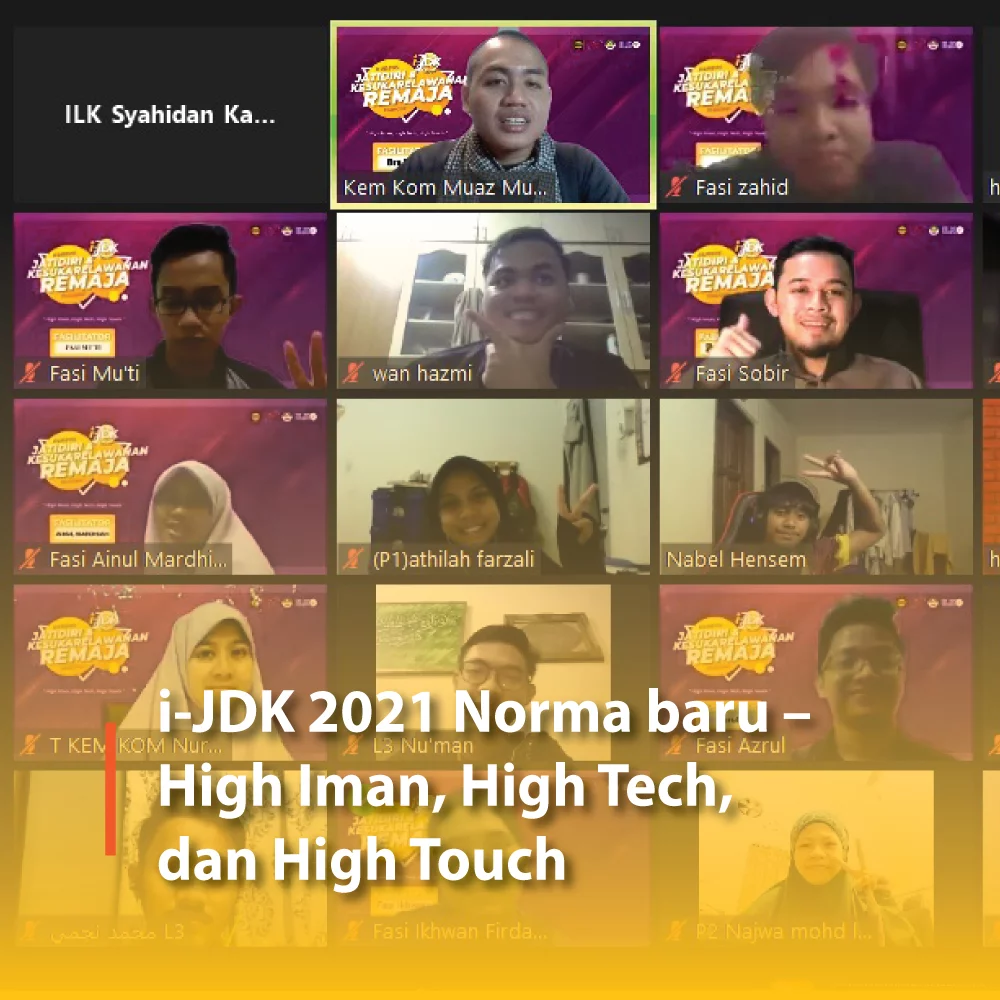 i-JDK 2021 Norma baru – High Iman, High Tech, dan High Touch