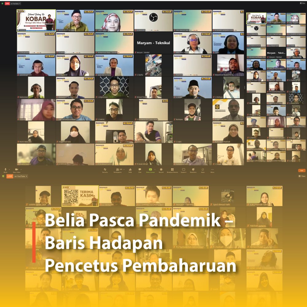 Belia Pasca Pandemik – Baris Hadapan Pencetus Pembaharuan