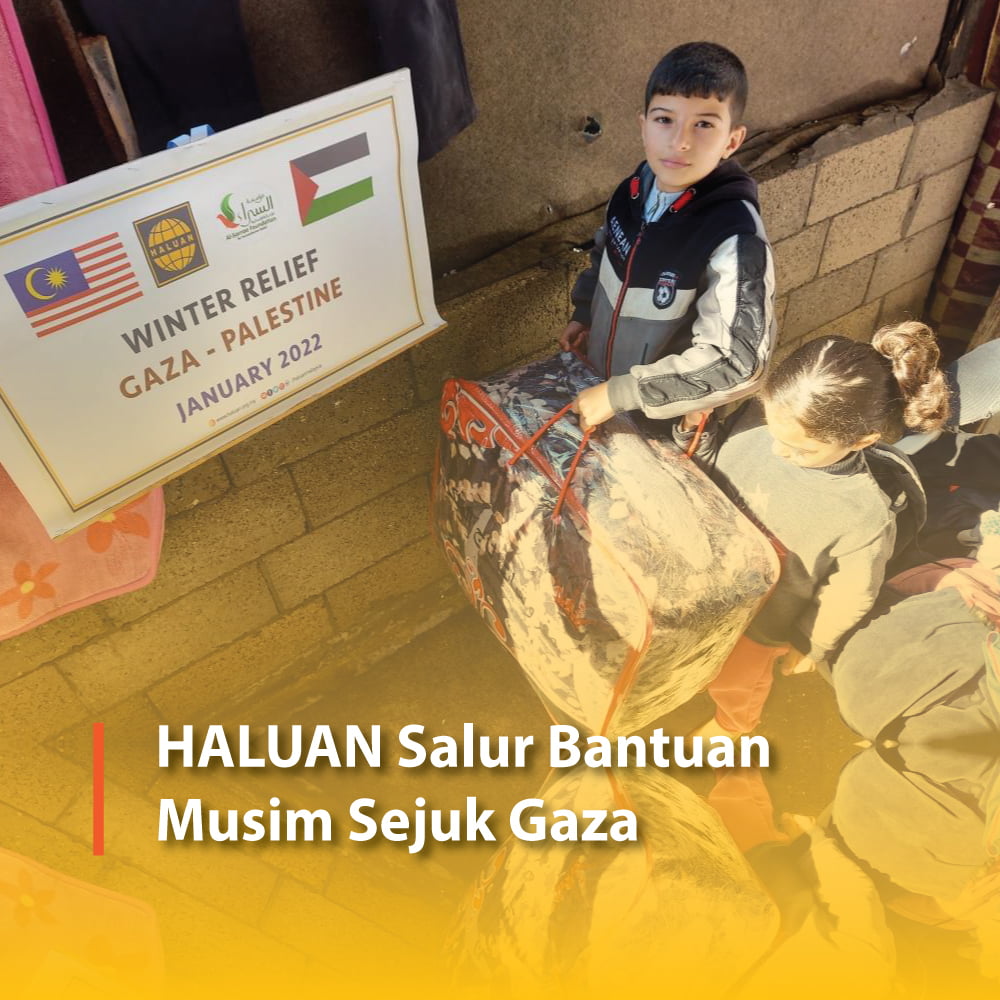 HALUAN Salur Bantuan Musim Sejuk Gaza