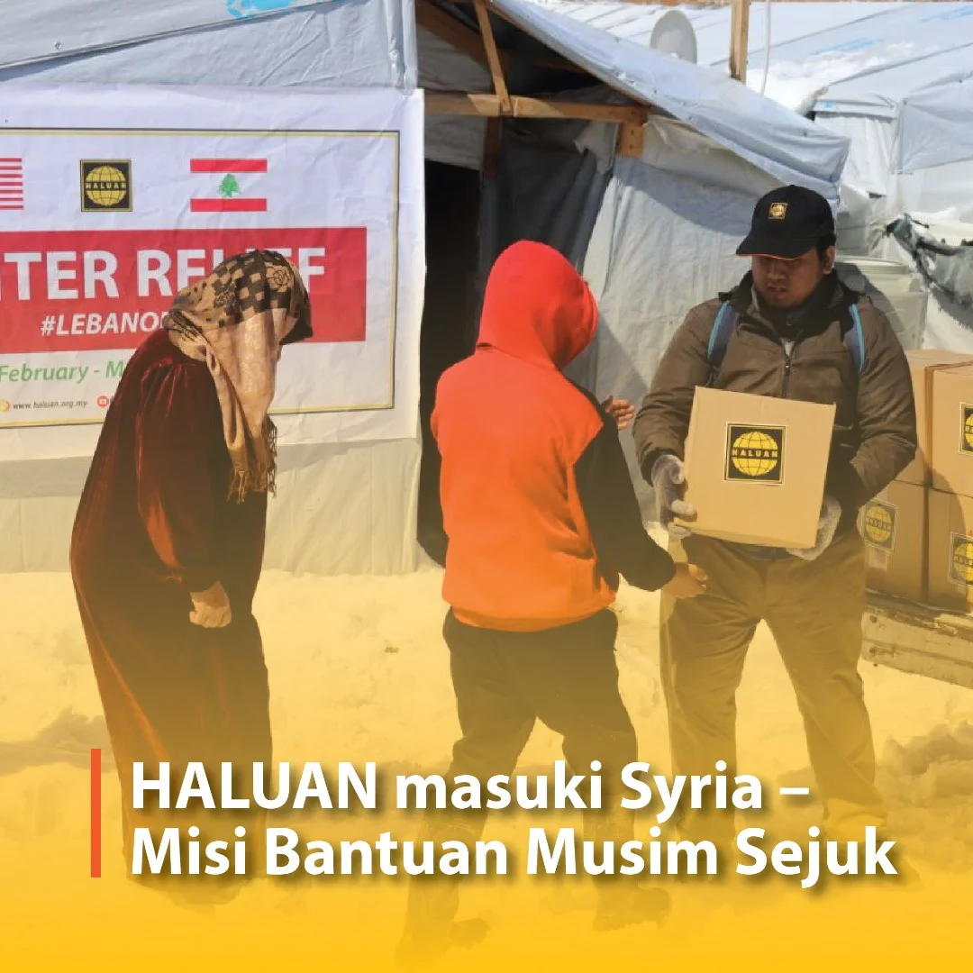 HALUAN Masuki Syria – Misi Bantuan Musim Sejuk 