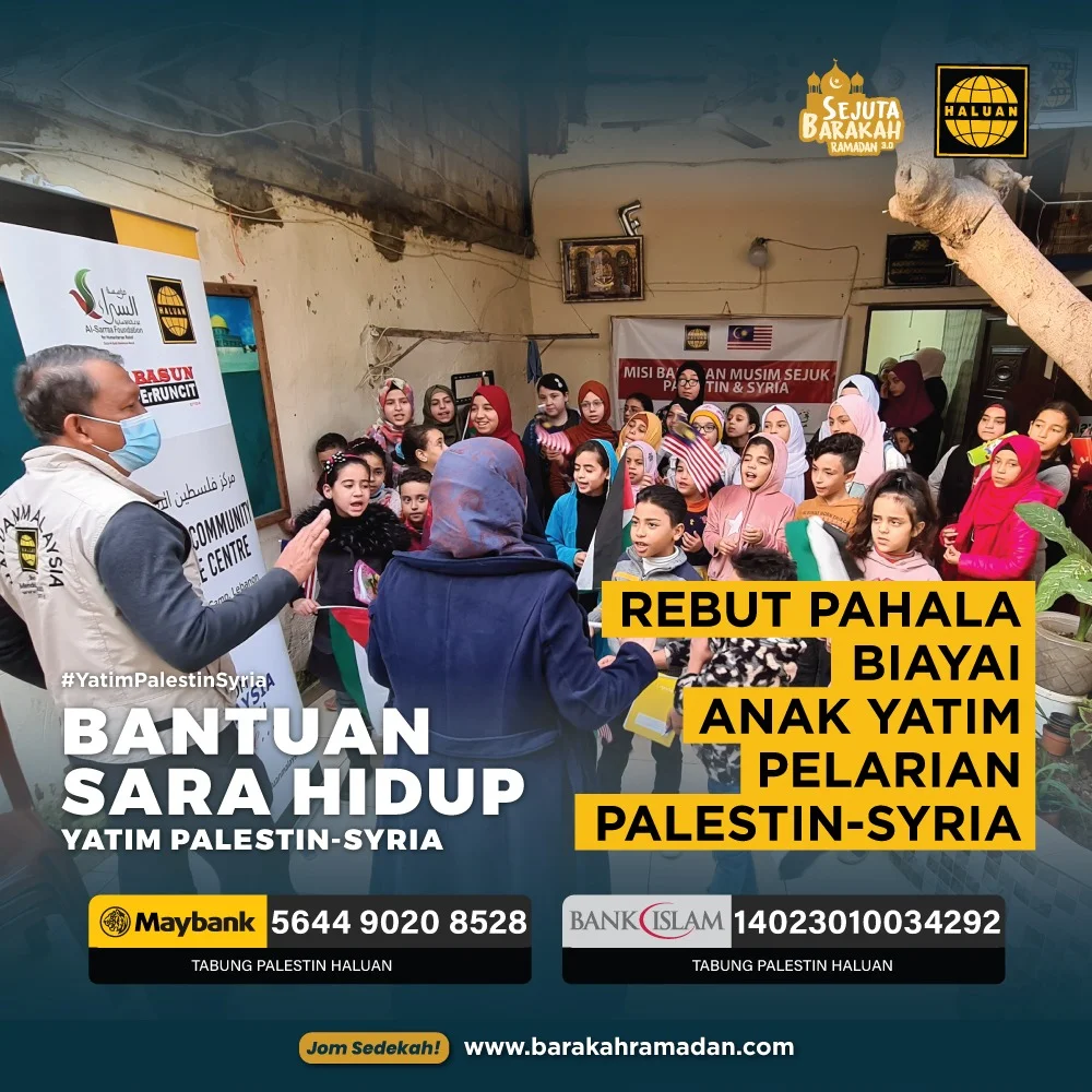 BANTUAN SARA HIDUP YATIM PALESTIN-SYRIA