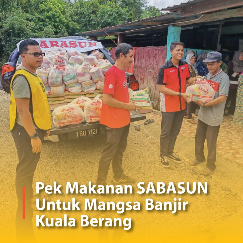 Pek Makanan SABASUN Untuk Mangsa Banjir Kuala Berang