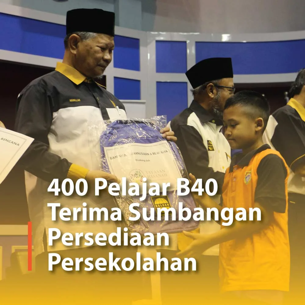 400 Pelajar B40 Terima Sumbangan Persediaan Persekolahan