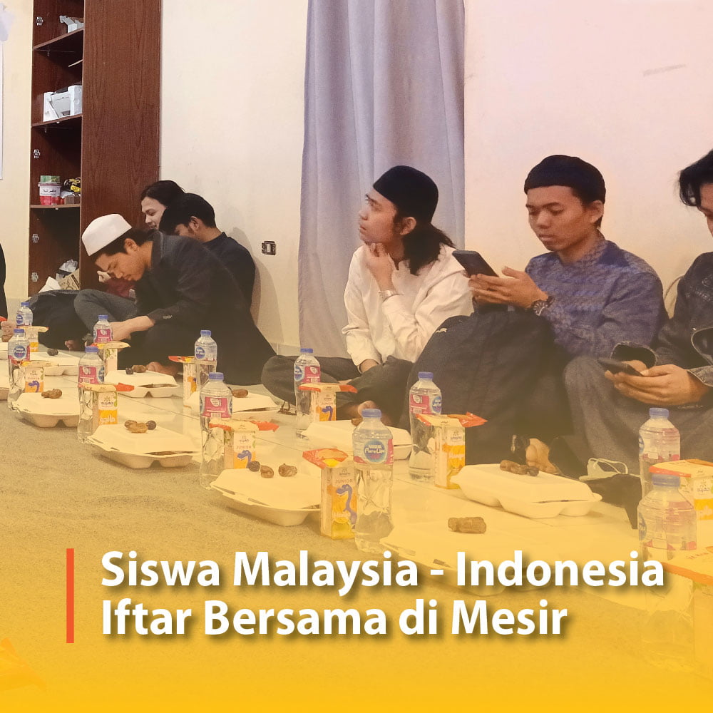 Siswa Malaysia – Indonesia Iftar Bersama di Mesir