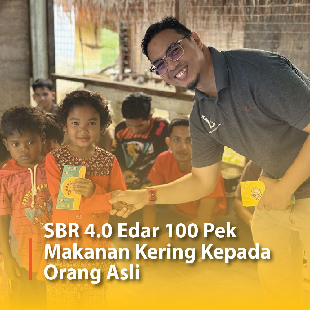 SBR 4.0 Edar 100 Pek Makanan Kering Kepada Orang Asli