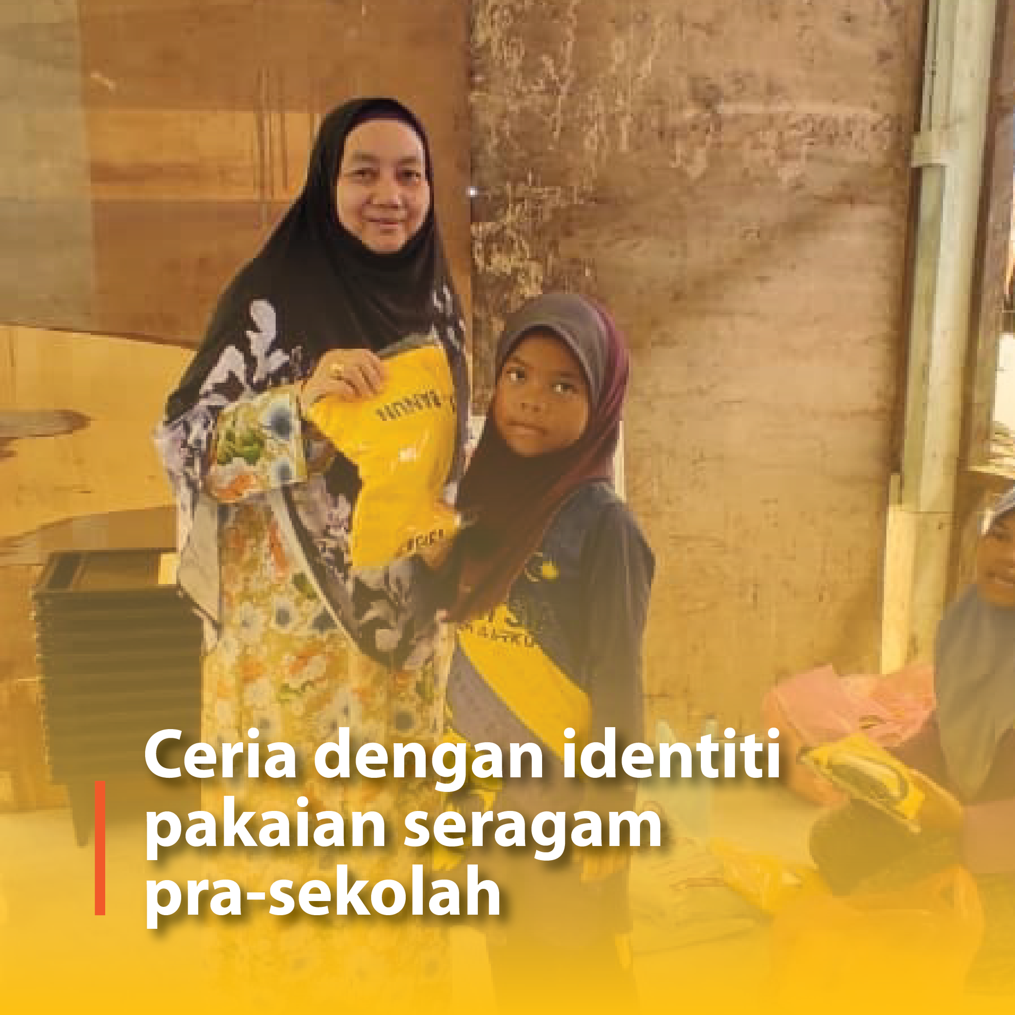 Ceria Dengan Identiti Pakaian Seragam Pra-Sekolah