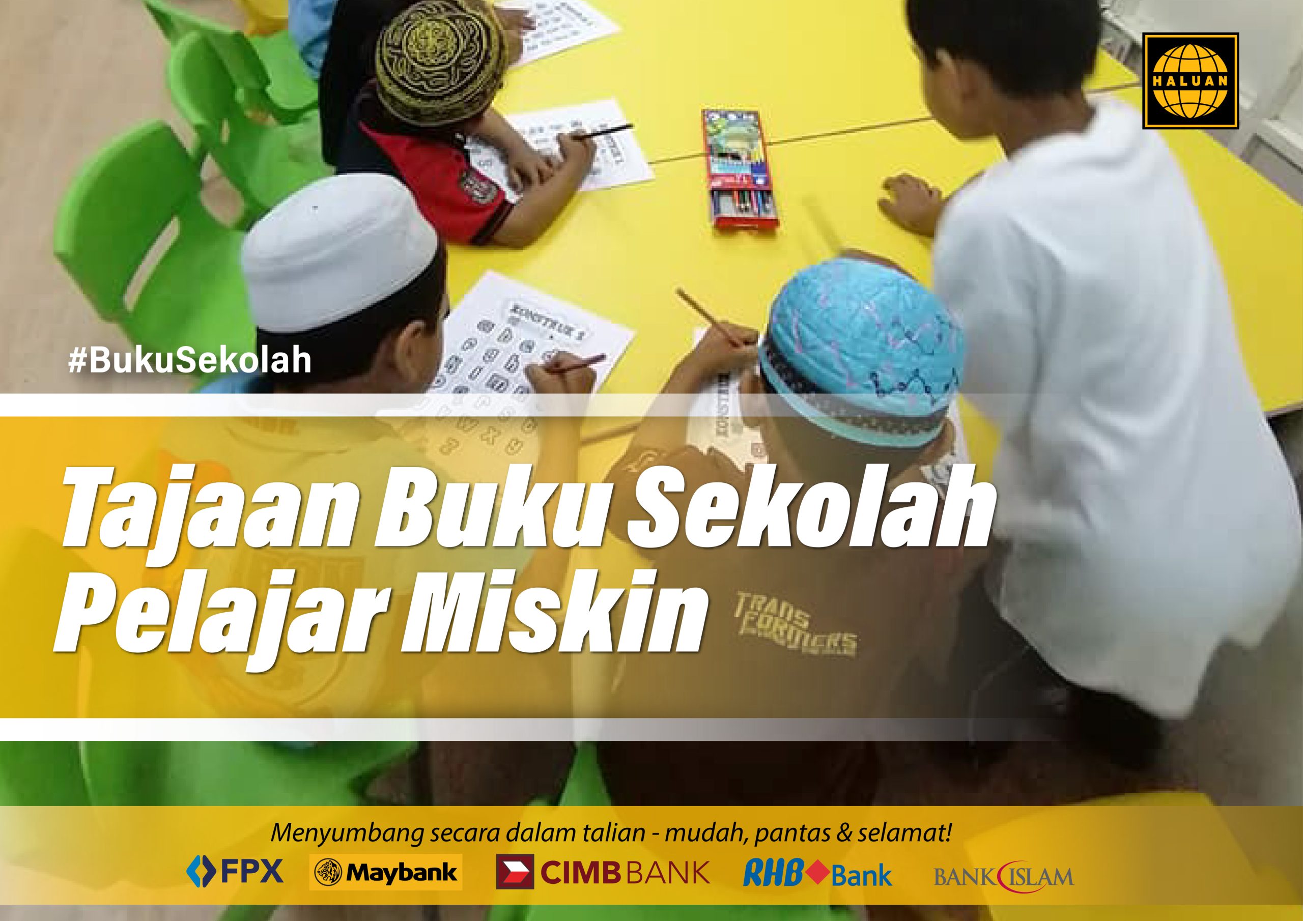 Tajaan Buku Sekolah Pelajar Miskin