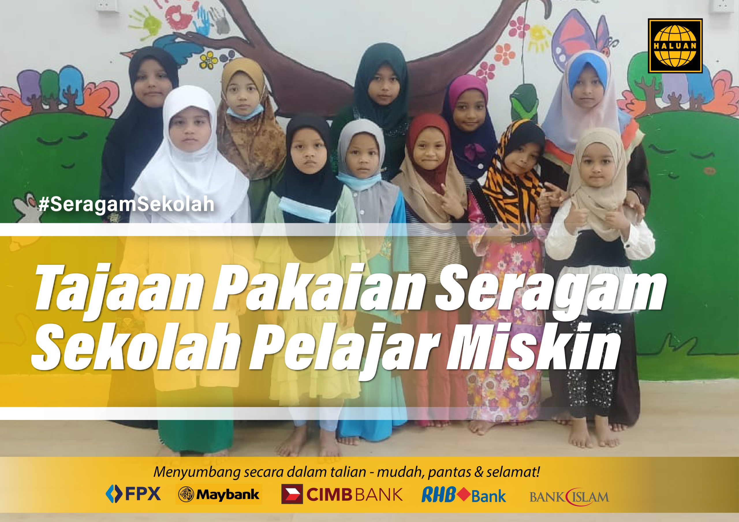 Tajaan Pakaian Seragam Sekolah Pelajar Miskin