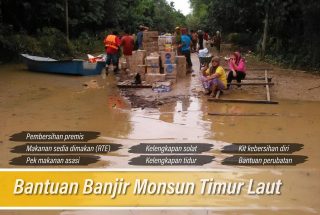 Bantuan Banjir Monsun Timur Laut