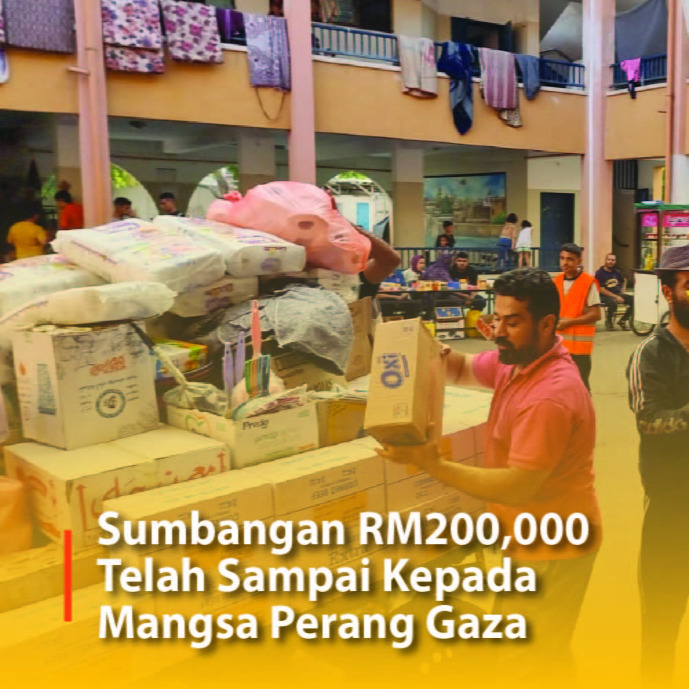 Sumbangan RM200,000 Telah Sampai Kepada Mangsa Perang Gaza