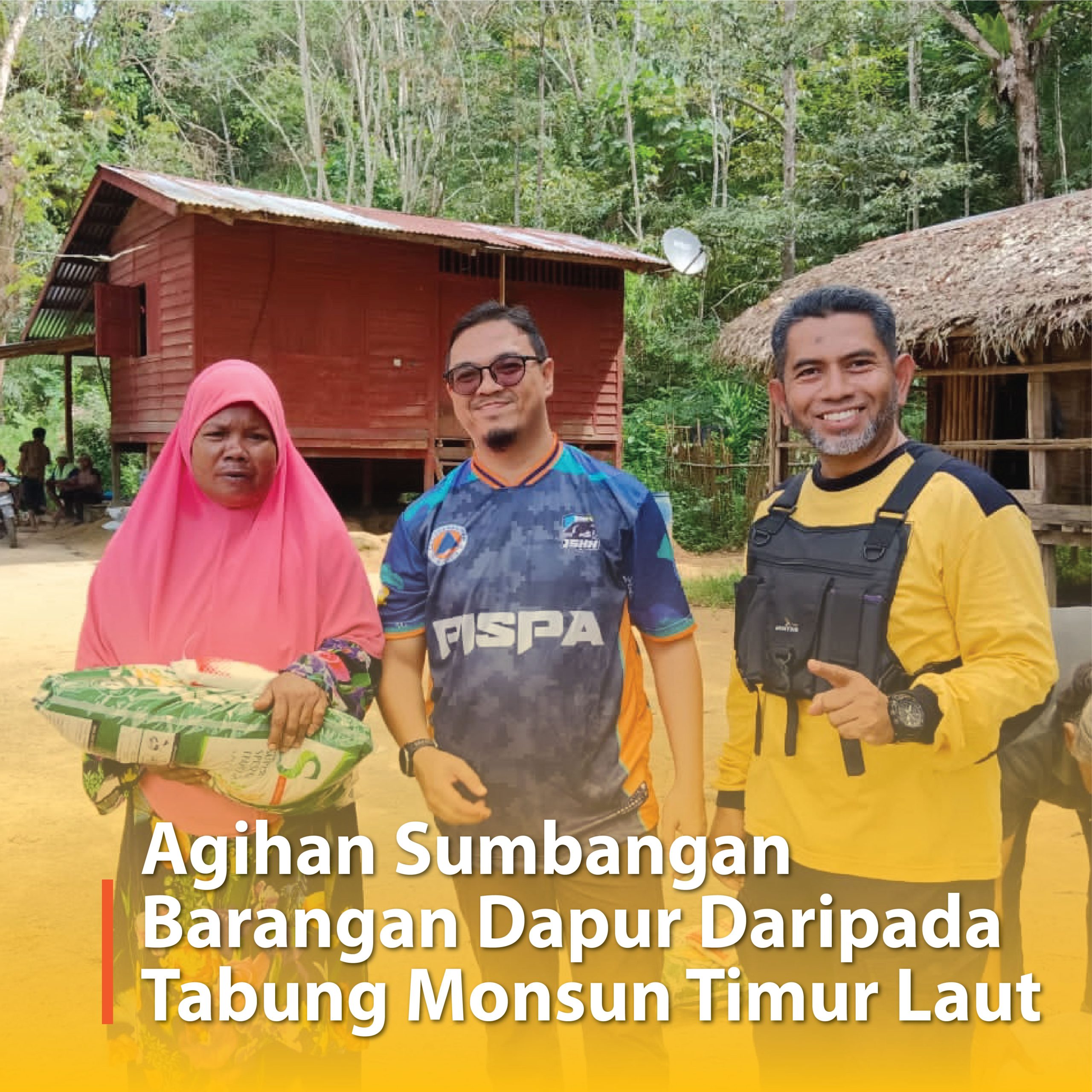 Agihan Sumbangan Barangan Dapur Daripada Tabung Monsun Timur Laut