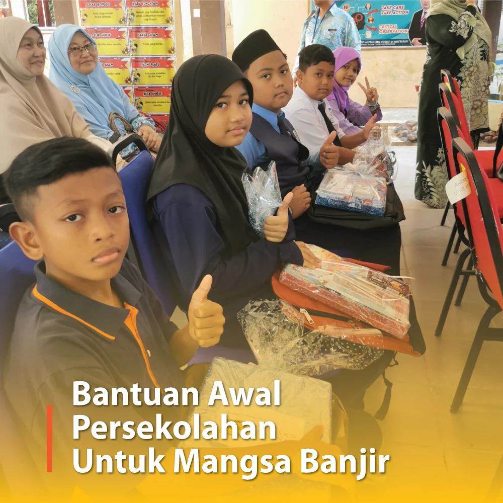 Bantuan Awal Persekolahan Untuk Mangsa Banjir