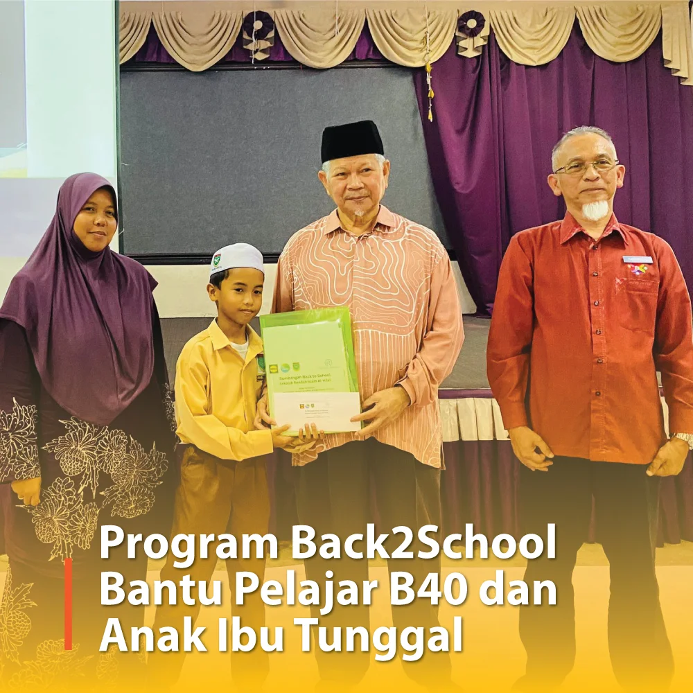 Program Back2School Bantu Pelajar B40 dan Anak Ibu Tunggal