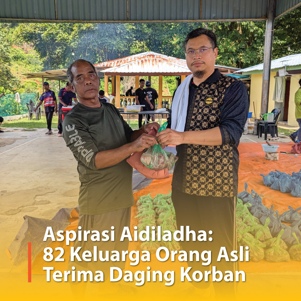 Aspirasi Aidiladha: 82 Keluarga Orang Asli Terima Daging Korban