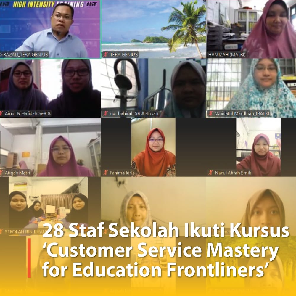 28 Staf Sekolah Ikuti Kursus ‘Customer Service Mastery for Education Frontliners’